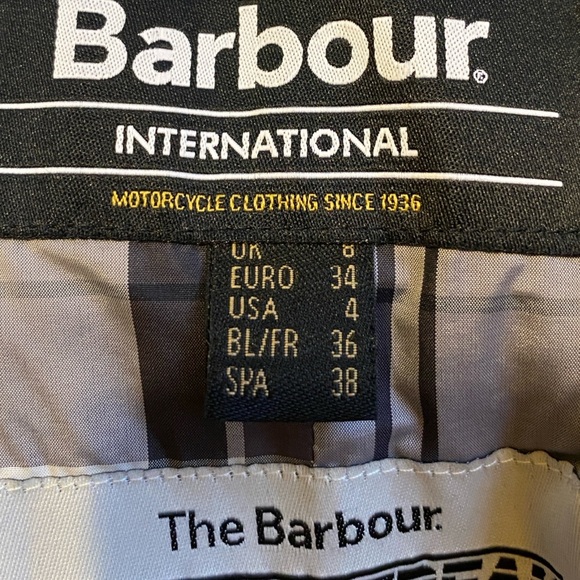 Barbour Women’s Motorcycle Jacket Black Wool with Zipper Accents Size 4 - Picture 13 of 14